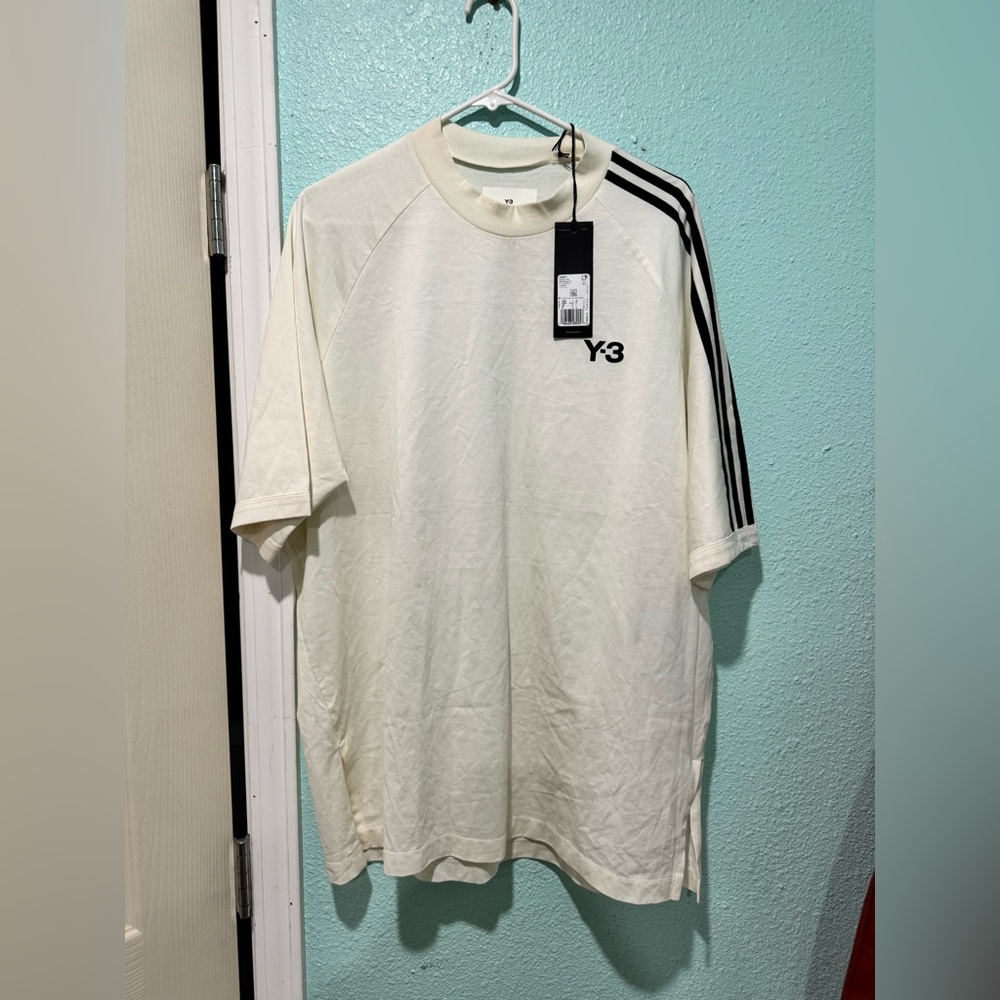 Y-3 SHORT SLEEVE TEE 3-STRIPES